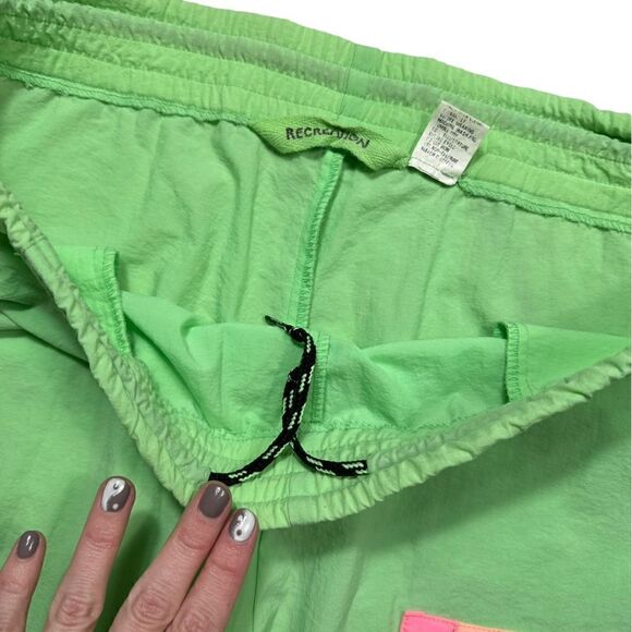 Recreation Mens Y2K Mint Green Nylon Vintage Windbreaker Jogger Pant - Picture 8 of 9